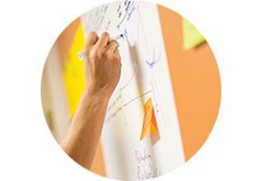 Post-it® Super Sticky Notes meeting charts
