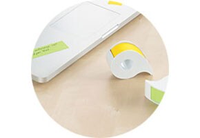 Post-it® Super Sticky label på rulle 
